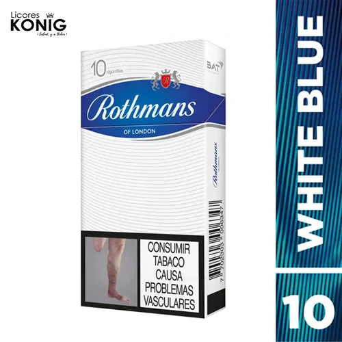 Maço de cigarros: Rothmans Blue 100's (Itália(Rothmans Blue 100's)  Col:IT-CT-0254